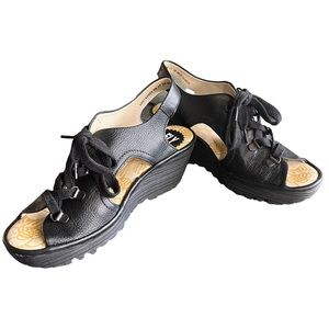 Fly London Lace Up Sandals Size 38 (7.5)